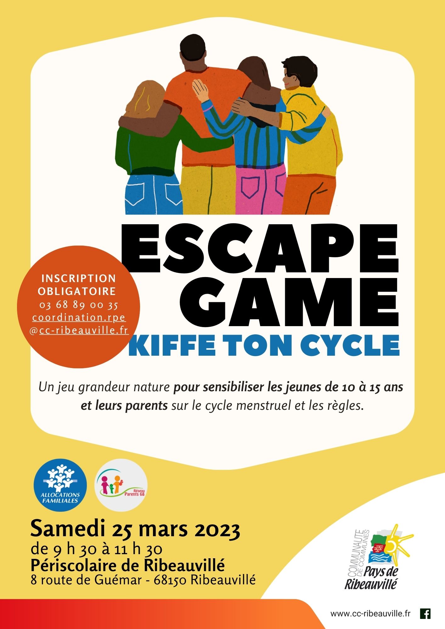 Escape Game - Kiffe ton cycle - Réseau parents 68